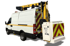 Van Rental Salford - 12.5M Cherry Picker 3.5T - Van hire Salford